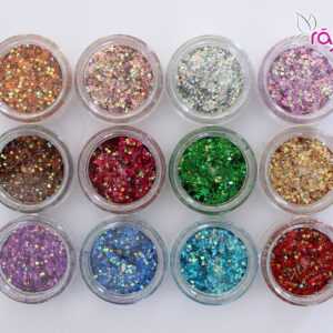 Ráj nehtů Zdobení na nehty GLITTER - MIX