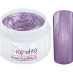 Ráj nehtů Barevný UV gel METALLIC - Lavender 5ml