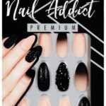 ARDELL Nehty Nail Addict - Black Stud & Pink Ombre