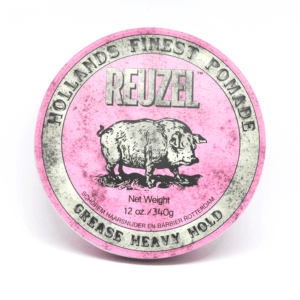 REUZEL Pink Heavy Grease - pomáda na bázi oleje a vosku se dvěma rozdílnými fixacemi 340 g