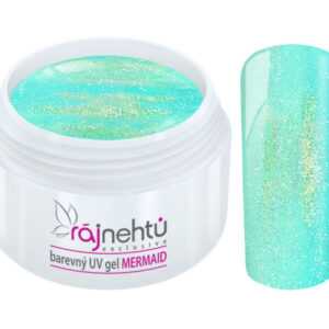Ráj nehtů Barevný UV gel MERMAID - Blue - Modrý 5ml