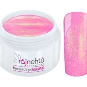 Ráj nehtů Barevný UV gel MERMAID - Pink - Růžový 5ml