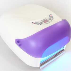 Ráj nehtů UV lampa na nehty 36W s LCD displejem a sušičkou - fialová