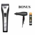 AKCE: Moser Chrom2Style 1877-0052 Blending Edition - profesionální akumulátorový strojek na vlasy pro fade účesy + Ventus Pro - vysoušeč vlasů + ﻿ClipperCare 5in1