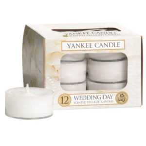 Yankee Candle Aromatické čajové svíčky Wedding Day 12 x 9