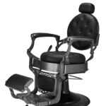 Super Salon - barber křeslo Tommy Black - černé