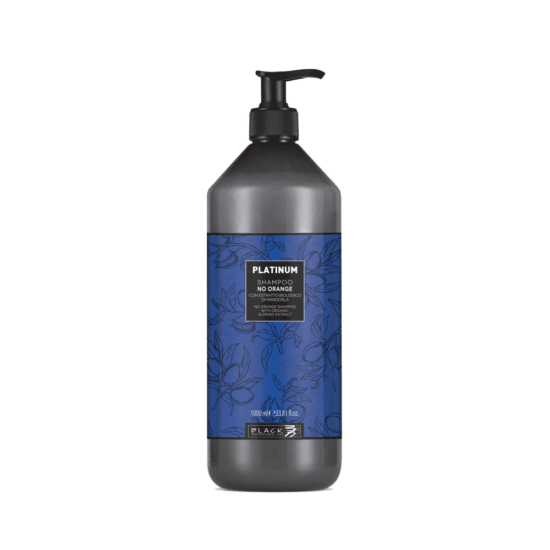 Black Platinum No Orange Shampoo 1000ml -  Šampon proti oranžovým tónům
