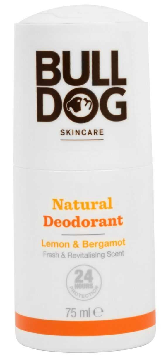 Bulldog Přírodní kuličkový deodorant (Natural Deodorant Lemon & Bergamot Fresh & Revitalising Scent) 75 ml