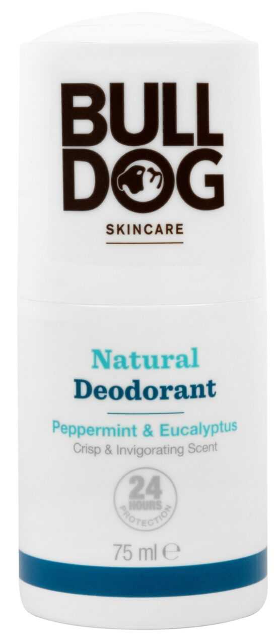 Bulldog Přírodní kuličkový deodorant (Natural Deodorant Peppermint & Eucalyptus Crisp & Invigorating Scent) 75 ml