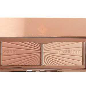 Charlotte Tilbury Mini konturovací paletka Light - Medium Filmstar Bronz & Glow (Mini Face Sculpt And Highlighter) 7 g