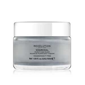 Revolution Skincare Čisticí maska na obličej s aktivním uhlím (Purifying Charcoal Mask) 50 ml