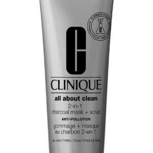 Clinique Detoxikační maska a peeling All About Clean (2-in-1 Charcoal Mask + Scrub) 100 ml