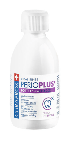 Curaprox Ústní voda PerioPlus+ Forte (Oral Rinse) 200 ml