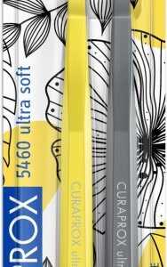 Curaprox Velmi jemný zubní kartáček 5460 Duo Yellow/Grey Edition 2 ks