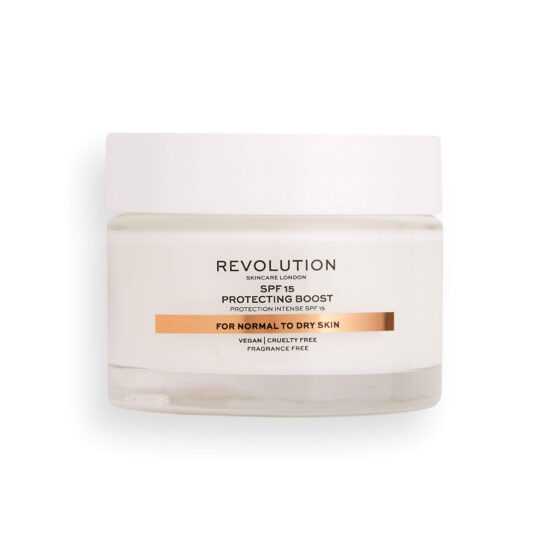 Revolution Skincare Denní krém pro normální až suchou pleť SPF 15 (Moisture Cream SPF15 Normal to Dry Skin) 50 ml