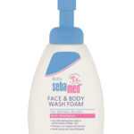 Sebamed Dětská mycí pěna na obličej a tělo Baby (Face & Body Wash Foam) 400 ml