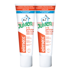 Elmex Dětská zubní pasta Junior Duopack 2x 75 ml