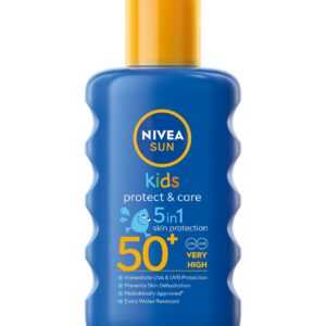 Nivea Dětský barevný sprej na opalování OF 50+ (Moisturising Sun spray) 200 ml