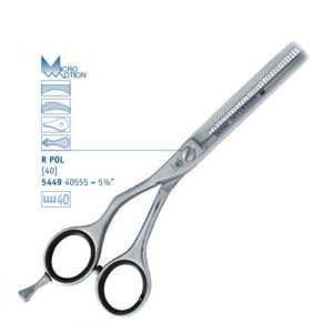 ​Dovo Solingen Inversion - Left 5449 40555 - profesionální kadeřnické efilační nůžky pro leváky