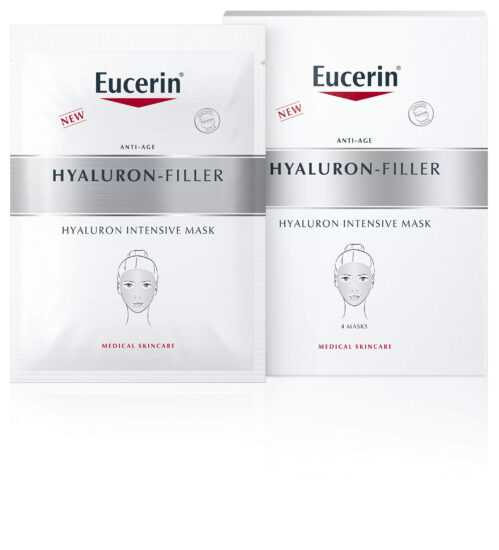 Eucerin Hyaluronová intenzivní maska Hyaluron-Filler (Hyaluron Intensive Mask) 4 ks Eucerin Hyaluronová intenzivní maska Hyaluron-Filler (Hyaluron Intensive Mask) 4 ks