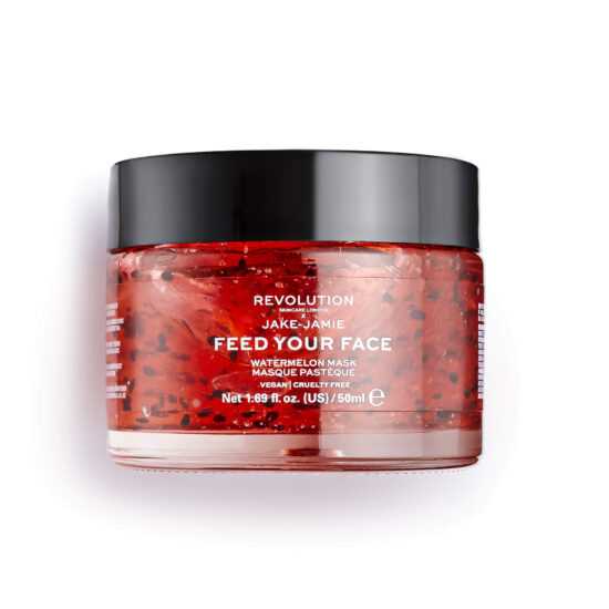 Revolution Skincare Hydratační a vyživující maska na obličej vodní meloun x Jake Jamie (Watermelon Hydrating Face Mask) 50 ml Revolution Skincare Hydratační a vyživující maska na obličej vodní meloun x Jake Jamie (Watermelon Hydrating Face Mask) 50 ml