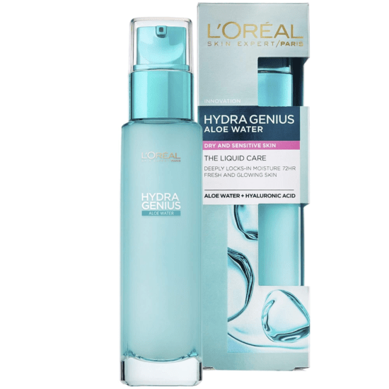 L´Oréal Paris Hydratační pleťová péče pro každodenní použití pro suchou a citlivou pleť Hydra Genius (Liquid Care Daily Moisturiser) 70 ml