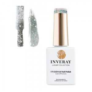 Inveray UV / LED Gel lak N ° 117 TWINKLE 10ml Glitrové