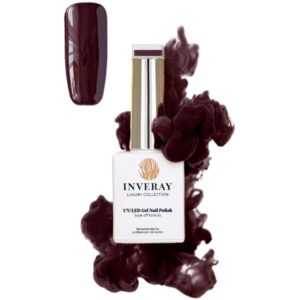 Inveray UV / LED Gel lak N ° 83 THRUST 10ml Bordová