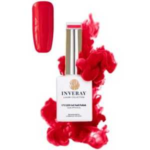 Inveray UV / LED Gel lak N°33 Intimacy 10ml Červená