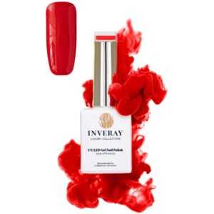 Inveray UV / LED Gel lak N°34 LOVE 10ml Červená