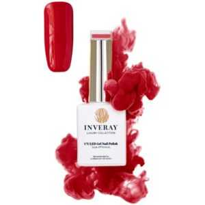 Inveray UV / LED Gel lak N°35 DESIRE 10ml Červená