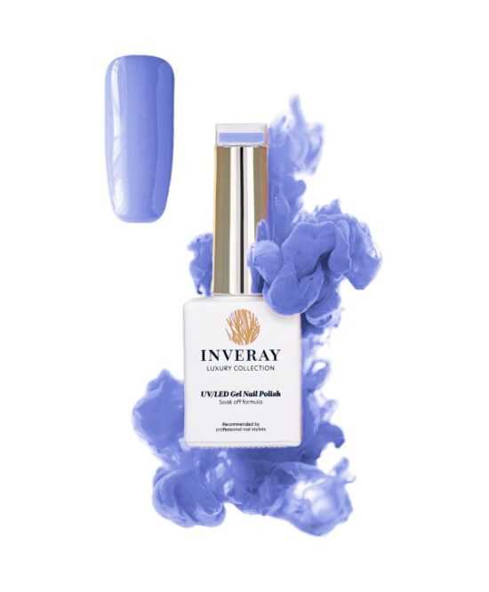 Inveray UV/LED Gel lak N°128 Lavender Sky 10ml Modrá