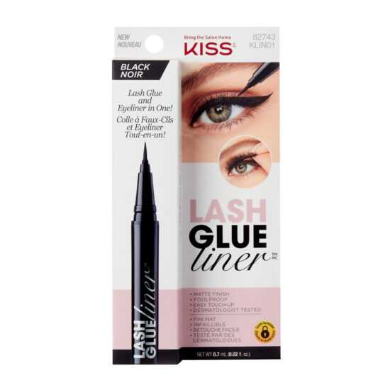 KISS Lepidlo na řasy s oční linkou Lash Glue Liner Black 0