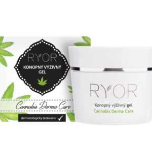 RYOR Konopný výživný gel 1 % Cannabis Derma Care 50 ml
