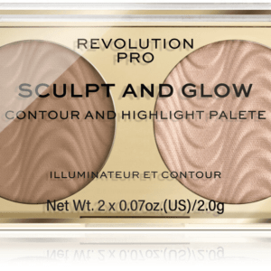 Revolution PRO Konturovací paletka Sculpt and Glow Desert Sky PRO (Contour And Highlight Palete) 4 g