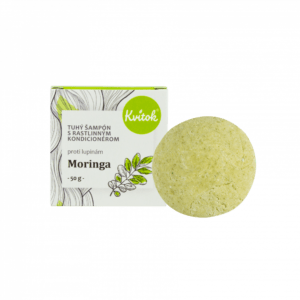 Navia / Kvítok Kvítok Tuhý Šampon s Rostlinným Kondicionérem 50g - Moringa