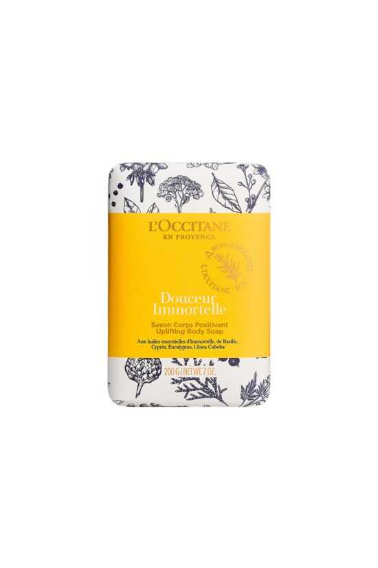 LOccitane En Provence Povzbuzující tělové mýdlo Douceur Immortelle (Uplifting Body Soap) 200 g