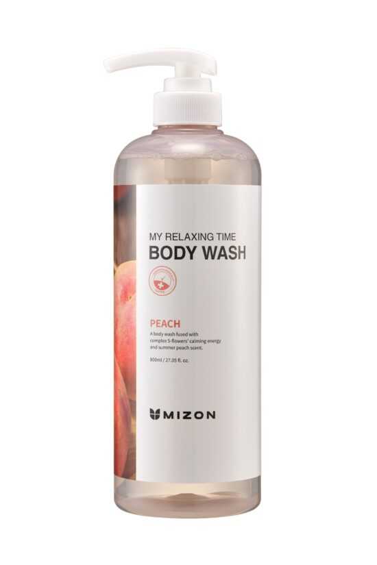 Mizon Sprchový gel Peach My Relaxing Time (Body Wash) 800 ml