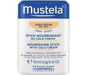 Mustela Vyživující a hydratační tyčinka na rty a tváře (Nourish Stick with Cold Cream) 9