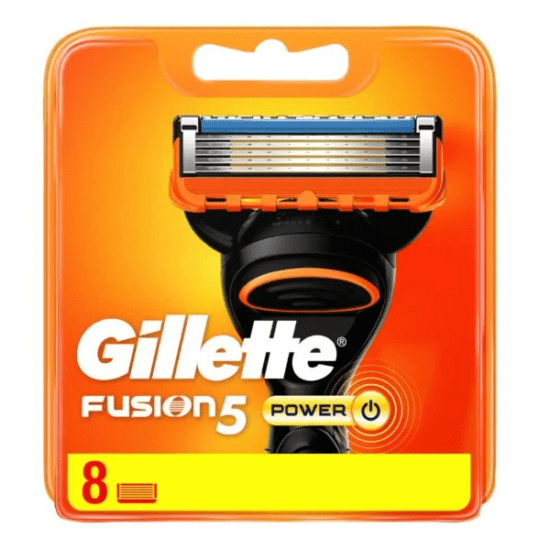 Gillette Náhradní hlavice Gillette Fusion Power 8 ks