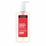 Neutrogena Čisticí gel proti pupínkům Clear & Defend+ (Facial Wash) 200 ml