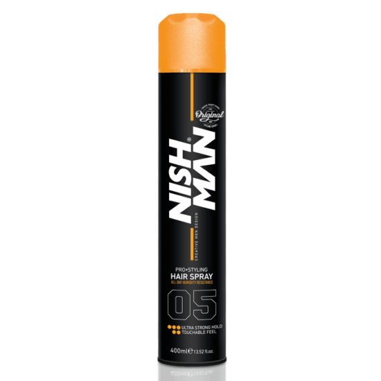 Nishman Hair Styling 05 Ultra Strong Hold Spray - lak na vlasy