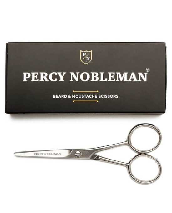 Percy Nobleman Nůžky na vousy a knír (Beard & Moustache Scissors)