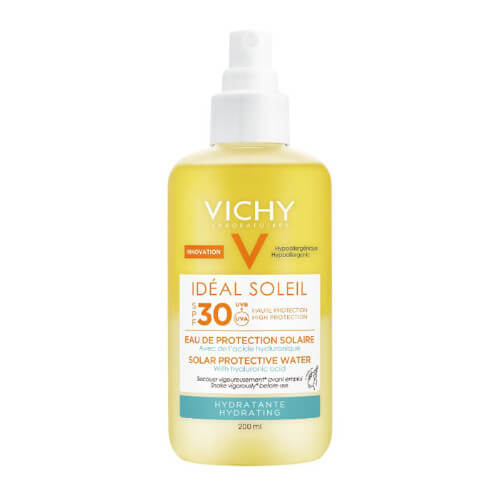 Vichy Ochranný sprej s kyselinou hyaluronovou SPF 30 Idéal Soleil (Sun Spray) 200 ml Vichy Ochranný sprej s kyselinou hyaluronovou SPF 30 Idéal Soleil (Sun Spray) 200 ml