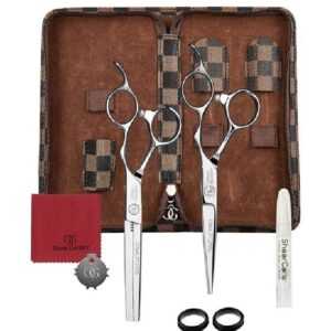 Olivia Garden SilkCut PRO Shear Kit - set profesionálních nůžek na klouzavý střih 5.75"