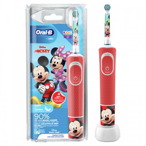 Oral B Elektrický zubní kartáček pro děti Vitality Mickey Mouse