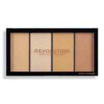 Revolution Paletka rozjasňovačů Revolution Re-Loaded (Highlighter Palette) odstín Lustre Lights Warm 4 x 5 g