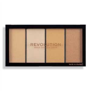 Revolution Paletka rozjasňovačů Revolution Re-Loaded (Highlighter Palette) odstín Lustre Lights Warm 4 x 5 g