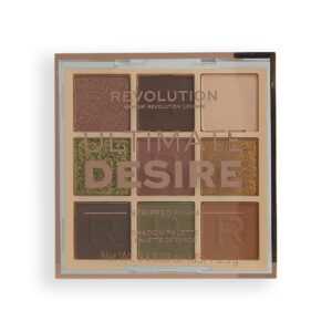 Revolution Paletka očních stínů Ultimate Desire Shadow Palette Stripped Khaki 8