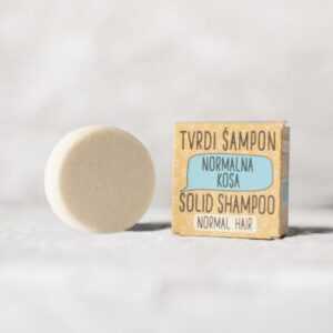 Sapunoteka Solid Shampoo For Normal Hair 60g - Tuhý šampón na normální vlasy